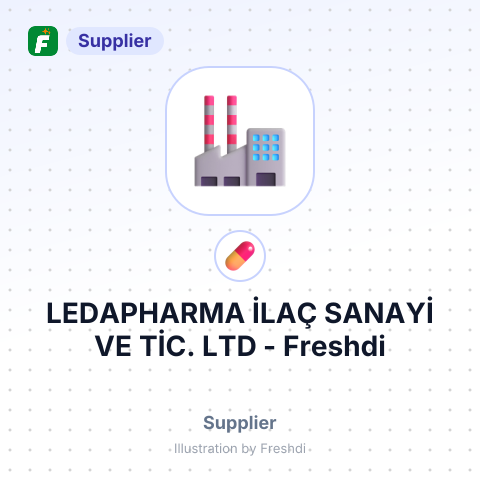 LEDAPHARMA İLAÇ SANAYİ VE TİC. LTD – summary card, no photo uploaded yet