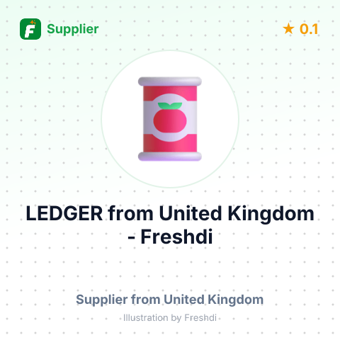 LEDGER – summary card, no photo uploaded yet