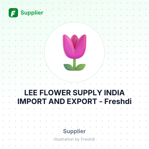 LEE FLOWER SUPPLY INDIA IMPORT AND EXPORT – summary card, no photo uploaded yet