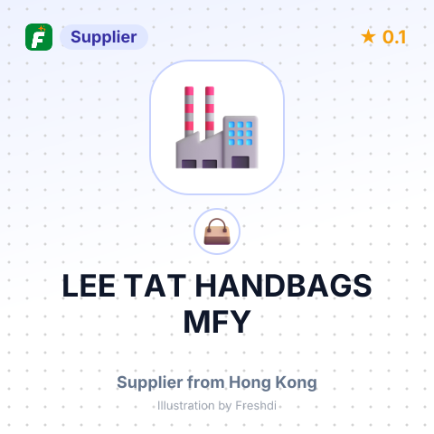 LEE TAT HANDBAGS MFY – summary card, no photo uploaded yet