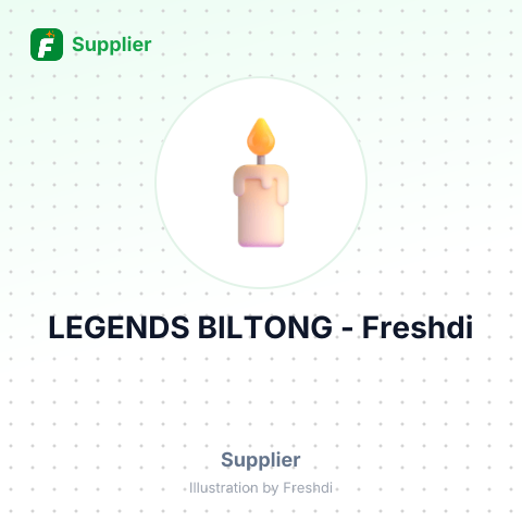 LEGENDS BILTONG – summary card, no photo uploaded yet