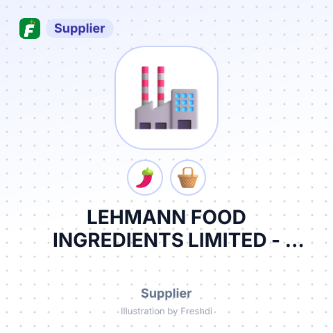 LEHMANN FOOD INGREDIENTS LIMITED – summary card, no photo uploaded yet