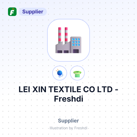 LEI XIN TEXTILE CO LTD – summary card, no photo uploaded yet
