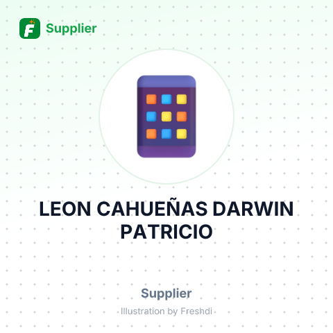 LEON CAHUEÑAS DARWIN PATRICIO – summary card, no photo uploaded yet