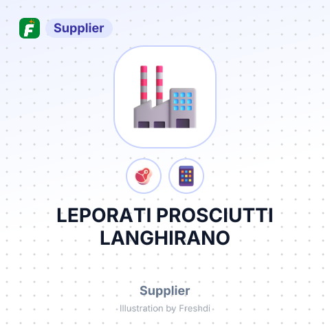 LEPORATI PROSCIUTTI LANGHIRANO – summary card, no photo uploaded yet