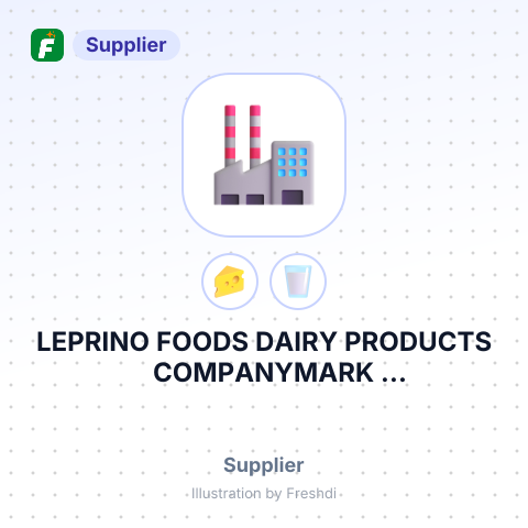 LEPRINO FOODS DAIRY PRODUCTS COMPANYMARK SAGHBAZARIAN1830 WEST – summary card, no photo uploaded yet