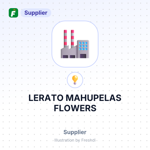 LERATO MAHUPELAS FLOWERS – summary card, no photo uploaded yet