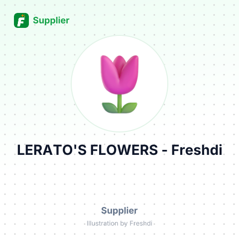 LERATO'S FLOWERS – summary card, no photo uploaded yet
