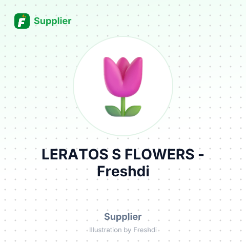 LERATOS S FLOWERS – summary card, no photo uploaded yet