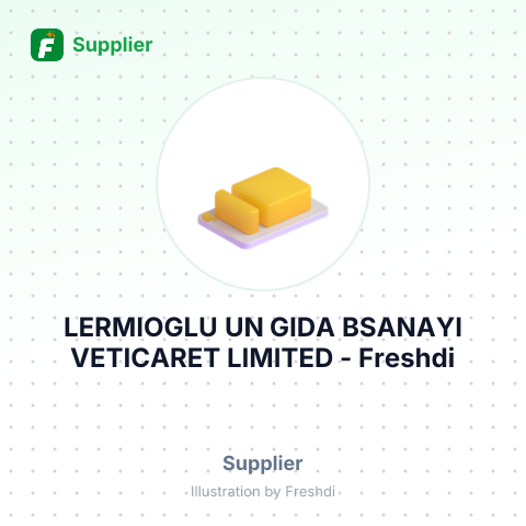 LERMIOGLU UN GIDA BSANAYI VETICARET LIMITED – summary card, no photo uploaded yet