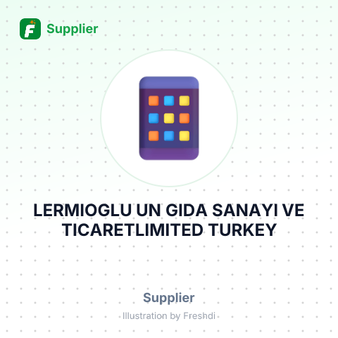 LERMIOGLU UN GIDA SANAYI VE TICARETLIMITED TURKEY – summary card, no photo uploaded yet
