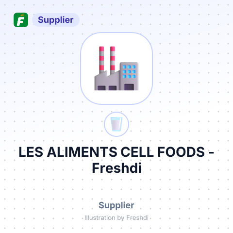 LES ALIMENTS CELL FOODS – summary card, no photo uploaded yet