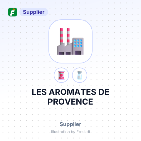 LES AROMATES DE PROVENCE – summary card, no photo uploaded yet