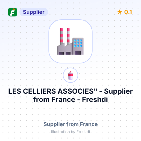 LES CELLIERS ASSOCIES" – summary card, no photo uploaded yet