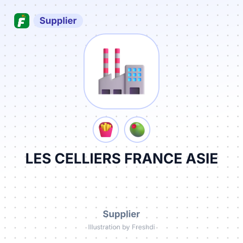 LES CELLIERS FRANCE ASIE – summary card, no photo uploaded yet