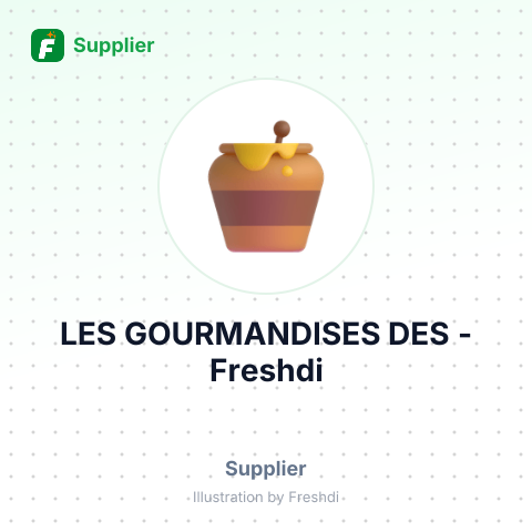 LES GOURMANDISES DES – summary card, no photo uploaded yet