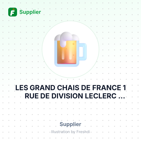 LES GRAND CHAIS DE FRANCE 1 RUE DE DIVISION LECLERC PETERSBACH FRANCE – summary card, no photo uploaded yet