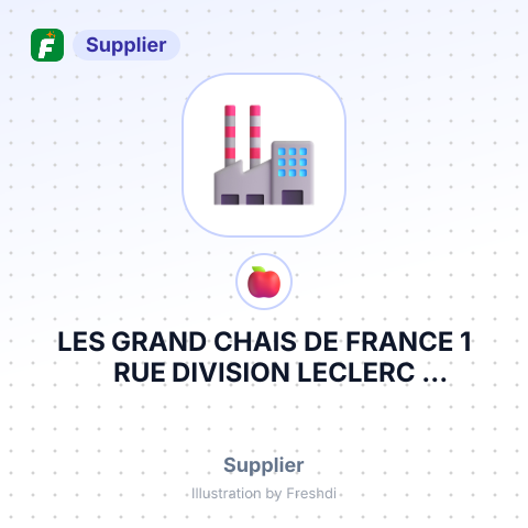 LES GRAND CHAIS DE FRANCE 1 RUE DIVISION LECLERC PETERSBACH – summary card, no photo uploaded yet