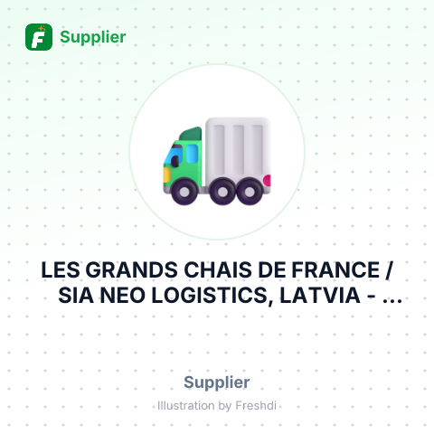 LES GRANDS CHAIS DE FRANCE / SIA NEO LOGISTICS, LATVIA – summary card, no photo uploaded yet
