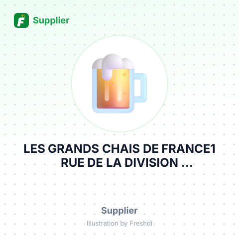 LES GRANDS CHAIS DE FRANCE1 RUE DE LA DIVISION LECLERC67290 PETERSBACH – summary card, no photo uploaded yet