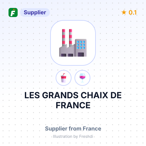 LES GRANDS CHAIX DE FRANCE – summary card, no photo uploaded yet
