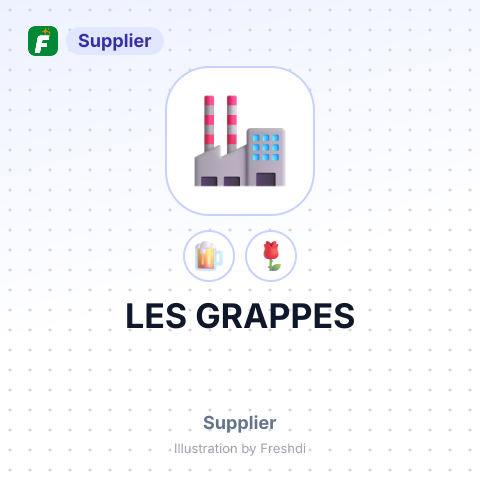 LES GRAPPES – summary card, no photo uploaded yet