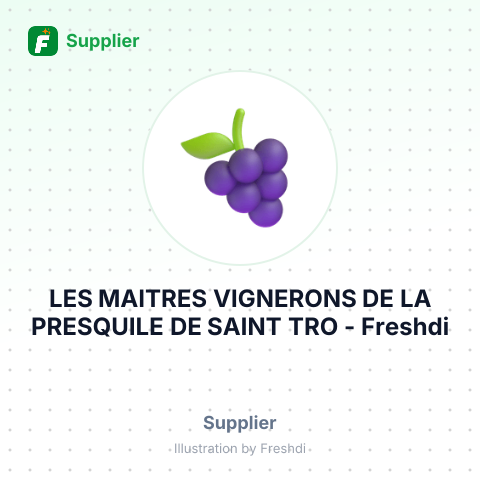 LES MAITRES VIGNERONS DE LA PRESQUILE DE SAINT TRO – summary card, no photo uploaded yet