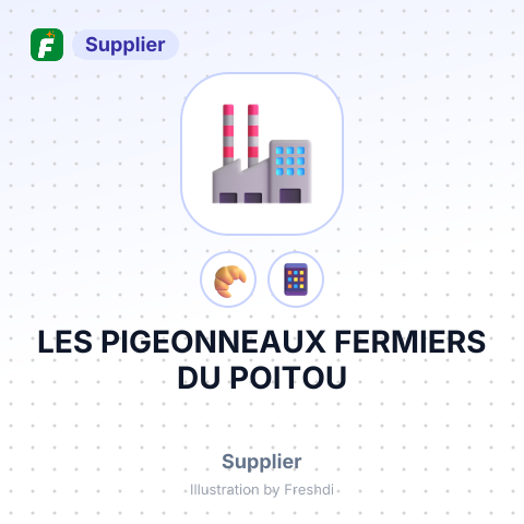 LES PIGEONNEAUX FERMIERS DU POITOU – summary card, no photo uploaded yet