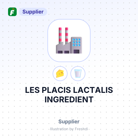 LES PLACIS LACTALIS INGREDIENT – summary card, no photo uploaded yet