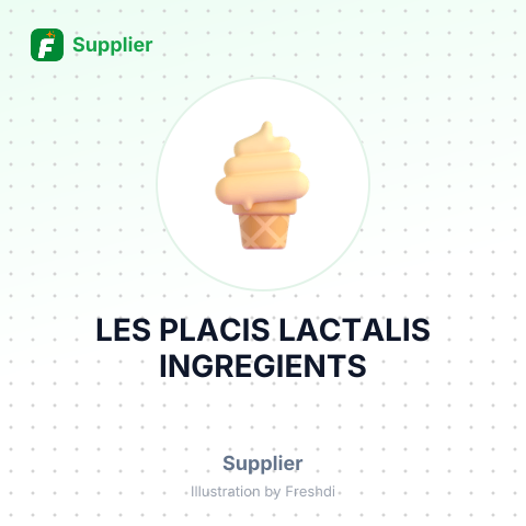 LES PLACIS LACTALIS INGREGIENTS – summary card, no photo uploaded yet
