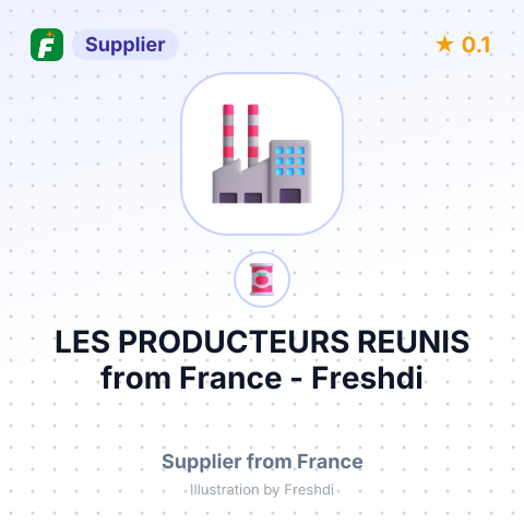 LES PRODUCTEURS REUNIS – summary card, no photo uploaded yet