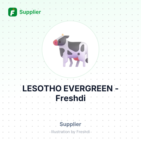 LESOTHO EVERGREEN – summary card, no photo uploaded yet