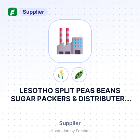 LESOTHO SPLIT PEAS BEANS SUGAR PACKERS & DISTRIBUTERS PTY LTD – summary card, no photo uploaded yet