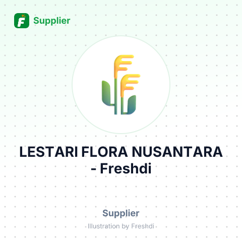 LESTARI FLORA NUSANTARA – summary card, no photo uploaded yet