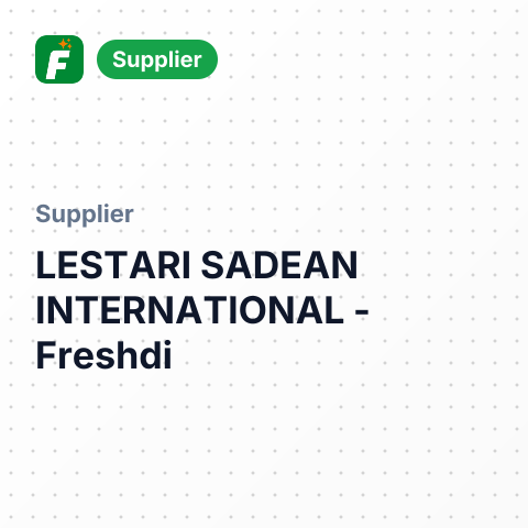 LESTARI SADEAN INTERNATIONAL – summary card, no photo uploaded yet