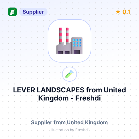 LEVER LANDSCAPES – summary card, no photo uploaded yet