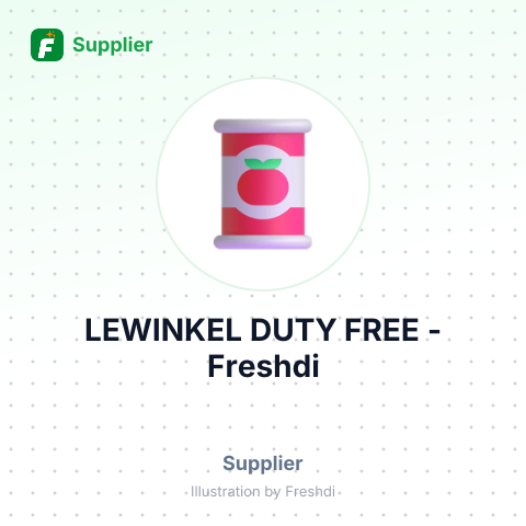 LEWINKEL DUTY FREE – summary card, no photo uploaded yet