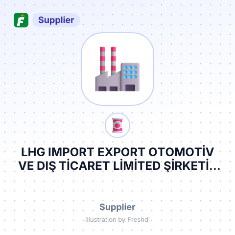 LHG IMPORT EXPORT OTOMOTİV VE DIŞ TİCARET LİMİTED ŞİRKETİ – summary card, no photo uploaded yet