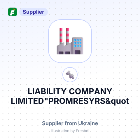 LIABILITY COMPANY LIMITED"PROMRESYRS&quot – summary card, no photo uploaded yet
