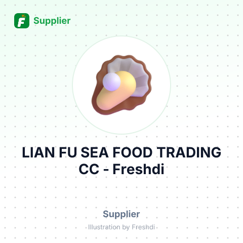LIAN FU SEA FOOD TRADING CC – summary card, no photo uploaded yet