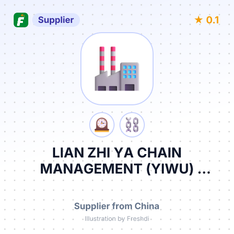 LIAN ZHI YA CHAIN MANAGEMENT (YIWU) CO.LTD – summary card, no photo uploaded yet