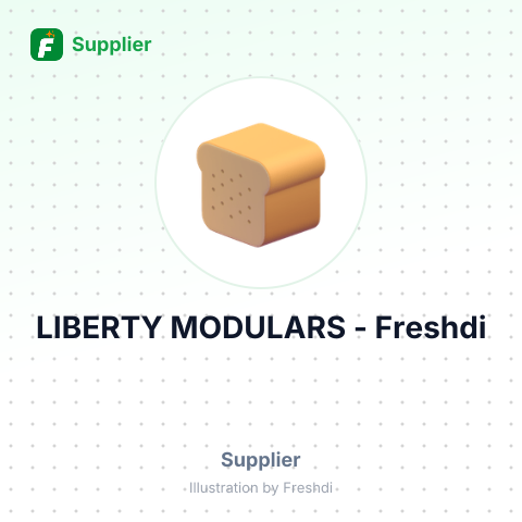 LIBERTY MODULARS – summary card, no photo uploaded yet