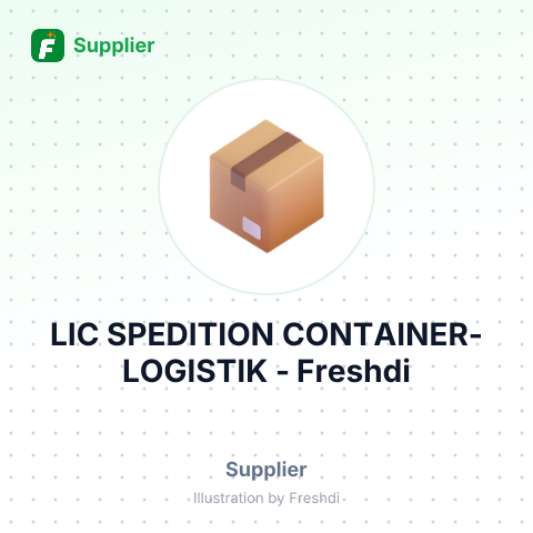 LIC SPEDITION CONTAINER-LOGISTIK – summary card, no photo uploaded yet