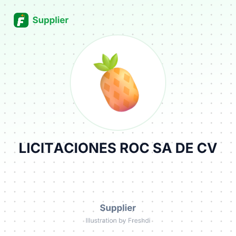 LICITACIONES ROC SA DE CV – summary card, no photo uploaded yet