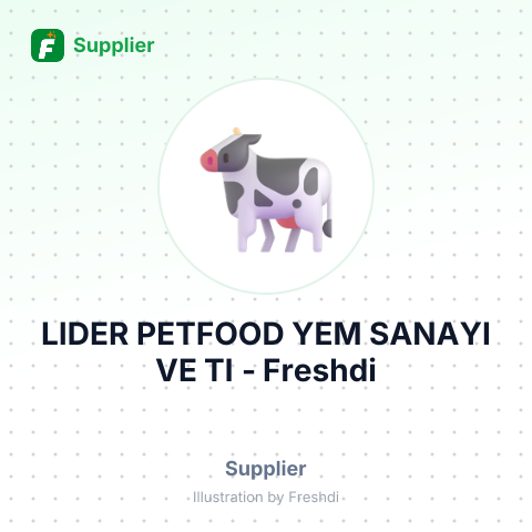 LIDER PETFOOD YEM SANAYI VE TI – summary card, no photo uploaded yet