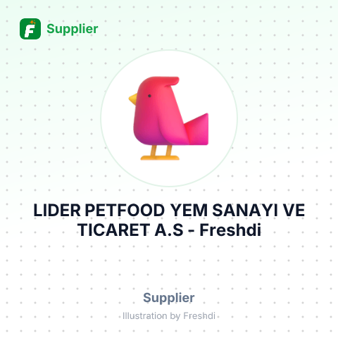 LIDER PETFOOD YEM SANAYI VE TICARET A.S – summary card, no photo uploaded yet