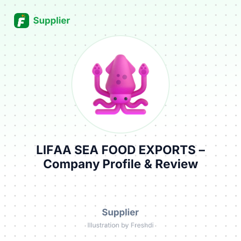 LIFAA SEA FOOD EXPORTS – summary card, no photo uploaded yet