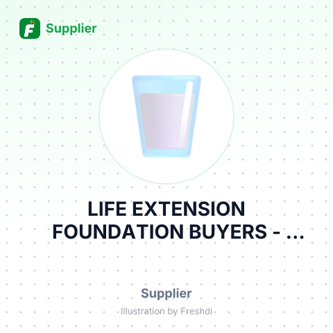 LIFE EXTENSION FOUNDATION BUYERS – summary card, no photo uploaded yet
