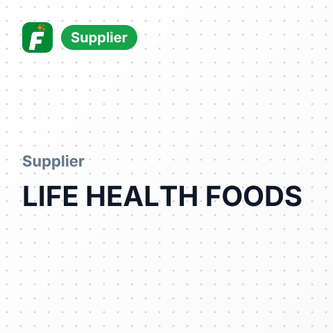 LIFE HEALTH FOODS – summary card, no photo uploaded yet