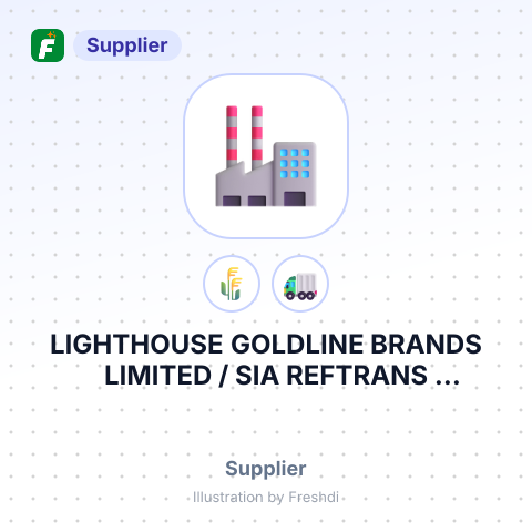 LIGHTHOUSE GOLDLINE BRANDS LIMITED / SIA REFTRANS LOGISTICS LATVIA / – summary card, no photo uploaded yet